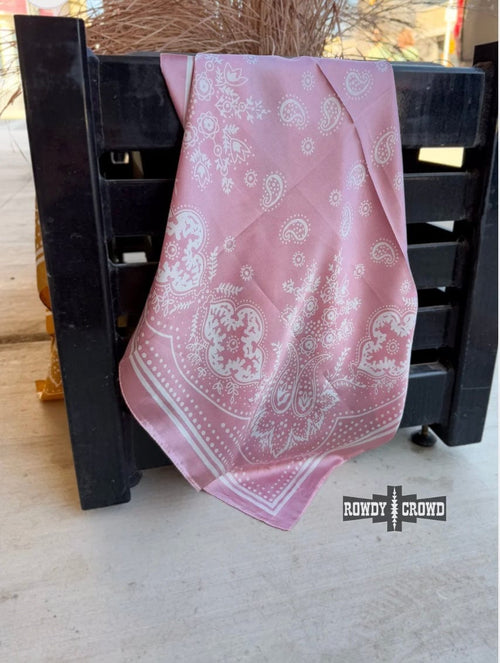 Twisted T Western & More Buffalo Light Pink Wild Rag