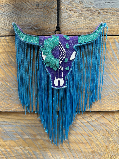 Twisted T Western & More Bull with Sunflower Large Freshie (Baja Cactus blossom)