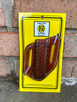 Twisted T Western & More Circle SH Basketweave Knife Sheath with Braided Detail KS-147