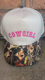 Twisted T Western & More Cowgirl Lettering Embroidery Camo Two Tone Cap