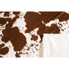 Twisted T Western & More Cowhide Sherpa Plush Lodge Fleece Blanket - 3 Piece Set