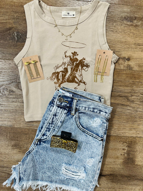 Twisted T Western & More Cropped Western Graphic Tee
