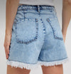 Twisted T Western & More Denim Frayed Trim Skort