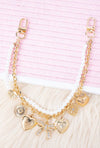 Twisted T Western & More Hearts a Plenty Gold & Pearl Handbag Chain