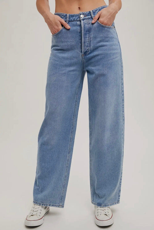 Twisted T Western & More High Rise Wise Denim Boyfriend Jeans