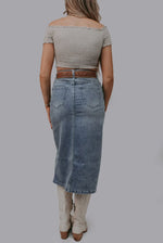 Twisted T Western & More Horse Shoe Cut Out Denim Skirt