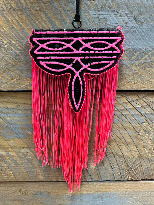 Twisted T Western & More Hot Pink Boot Stitch Freshie (Baja Cactus Blossom)