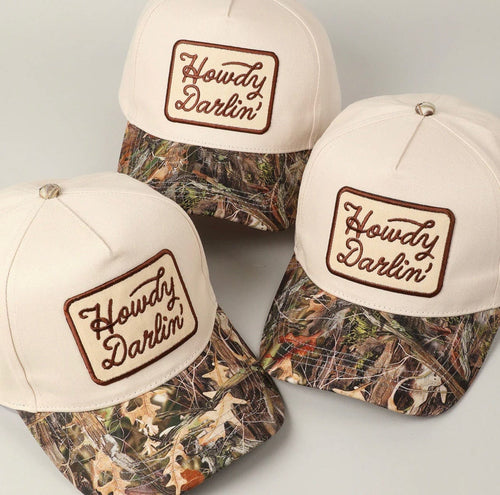 Twisted T Western & More Howdy Darlin Embroidery Patch Cap