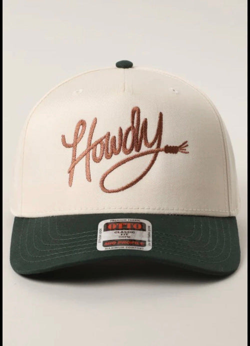 Twisted T Western & More Howdy Embroidered Classic Two-Tone Trucker Hat