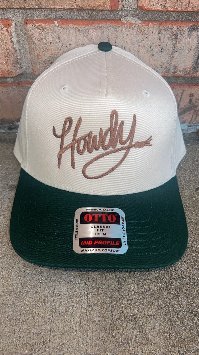 Twisted T Western & More Howdy Embroidered Classic Two-Tone Trucker Hat