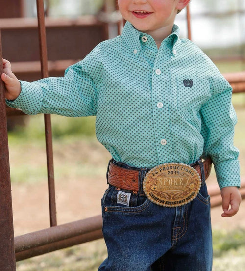 Twisted T Western & More 12-18M Infant Cinch LS Geo Print Shirt