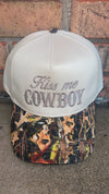 Twisted T Western & More Kiss Me Cowboy Embroidery Two- Tone Cap