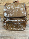 Twisted T Western & More Large Tan Cowhide/Leather Backpack