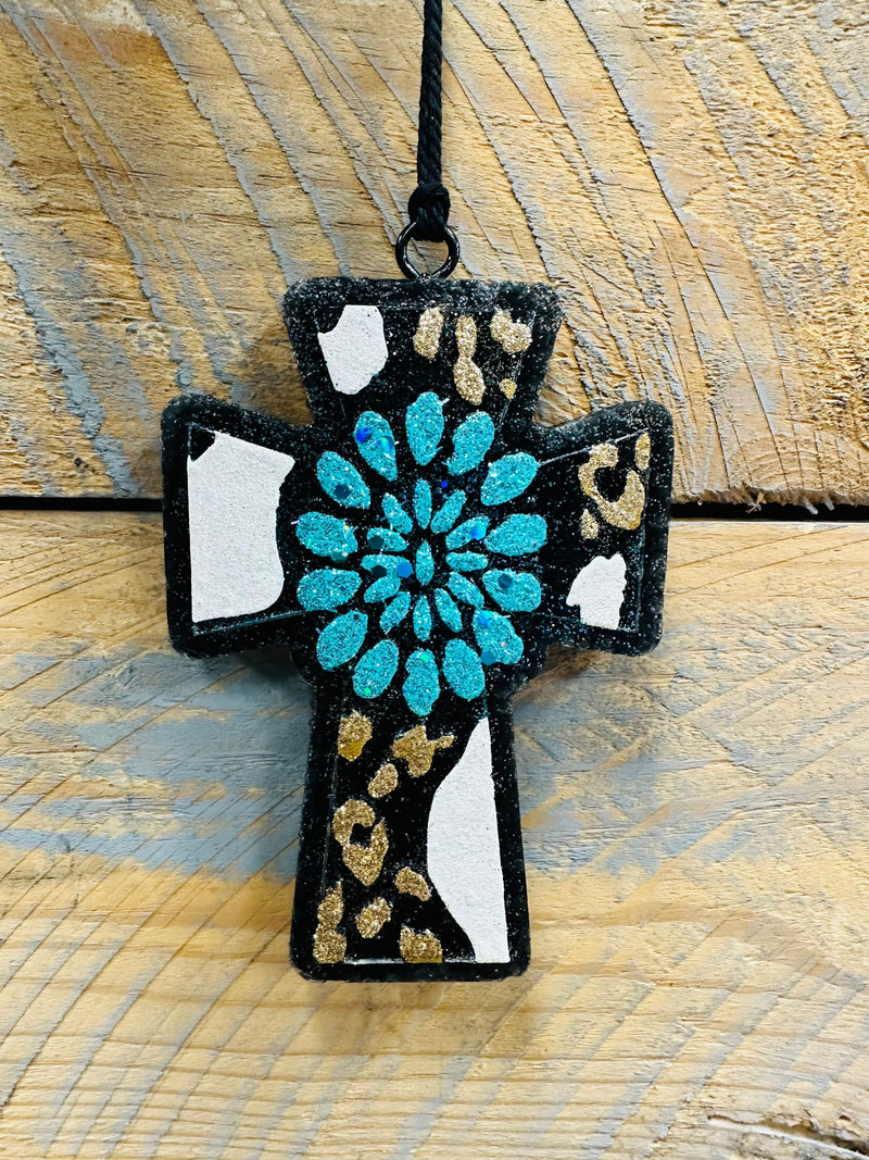 Twisted T Western & More Leopard Concho Cross Freshie (Butt Naked)