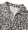 Twisted T Western & More Leopard Corduroy Half-Zip Pullover | White