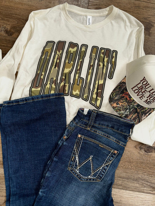 Twisted T Western & More Long Sleeve Camo Darlin’ Shirt