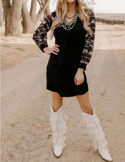 Twisted T Western & More 3XL LS Western Nights Dress