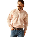 Twisted T Western & More Men’s Ariat Wrinkle Free Ashton Pink Button Down Classic Fit Shirt