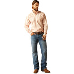 Twisted T Western & More Men’s Ariat Wrinkle Free Ashton Pink Button Down Classic Fit Shirt