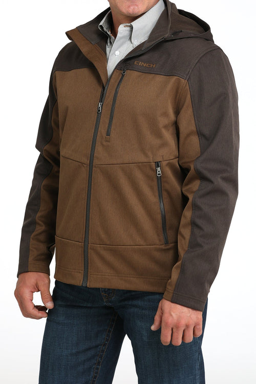 Twisted T Western & More Men's Cinch Brn Hooded Jacket