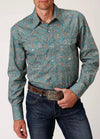 Twisted T Western & More Men’s Roper Paisley Snap Shirt