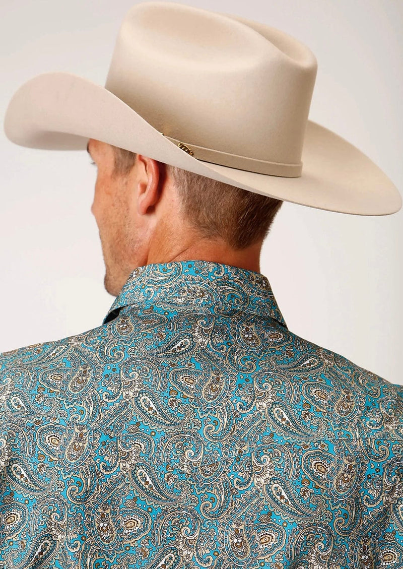 Twisted T Western & More Men’s Roper Paisley Snap Shirt