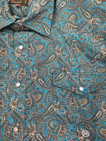 Twisted T Western & More Men’s Roper Paisley Snap Shirt