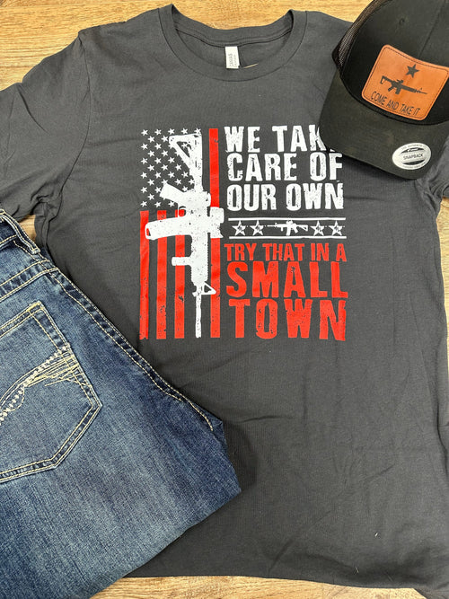 Twisted T Western & More Men’s”We Take Of Our Own” T Shirt