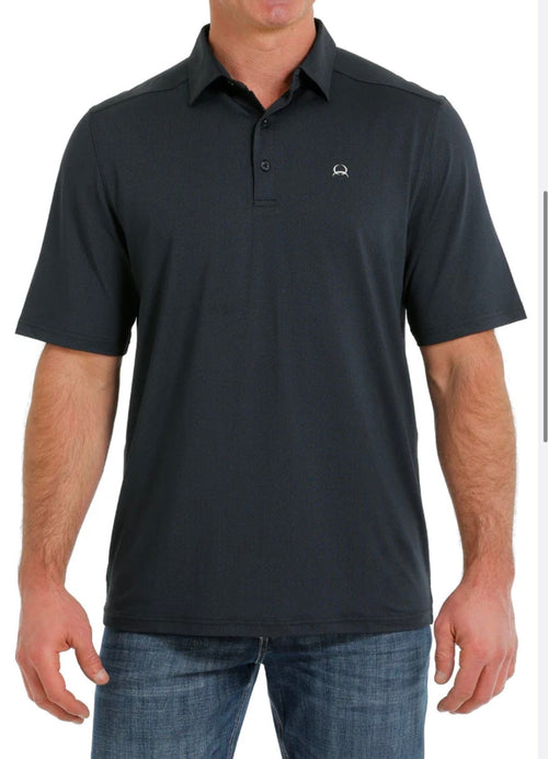 Twisted T Western & More Mens Cinch Arenaflex SS Navy Polo
