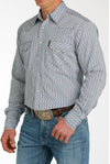 Twisted T Western & More Mens Cinch Modern Fit LS Western Top Stitch w/ Snaps