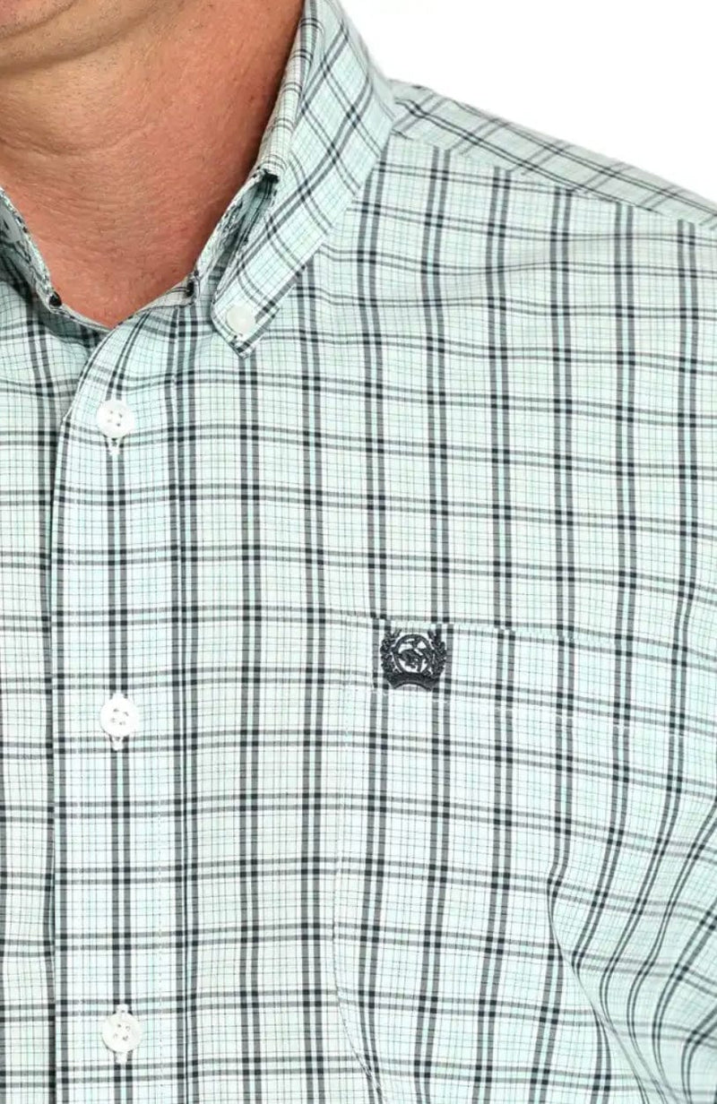 Twisted T Western & More Mens Cinch Plaid SS Button Down Shirt