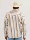 Twisted T Western & More Mens Wrangler Retro Rusty Stripe Premium LS Shirt