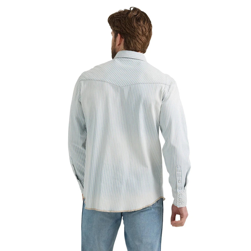 Twisted T Western & More Mens Wrangler Vintage Inspired LS Snap