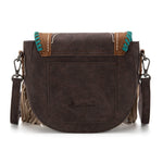 Twisted T Western & More Montana West Concho Fringe Saddle Bag/ Crossbody