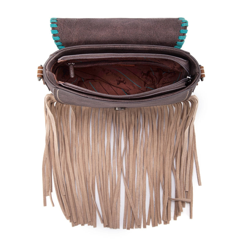 Twisted T Western & More Montana West Concho Fringe Saddle Bag/ Crossbody