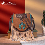 Twisted T Western & More Montana West Concho Fringe Saddle Bag/ Crossbody