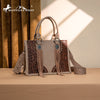 Twisted T Western & More Montana West Fringe Conch Tote and Crossbody in Tan