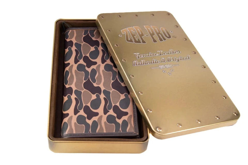 Twisted T Western & More MSU Bulldogs Men’s Secretary Old School Camo Leather Wallet