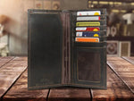 Twisted T Western & More MSU Bulldogs Men’s Secretary Old School Camo Leather Wallet