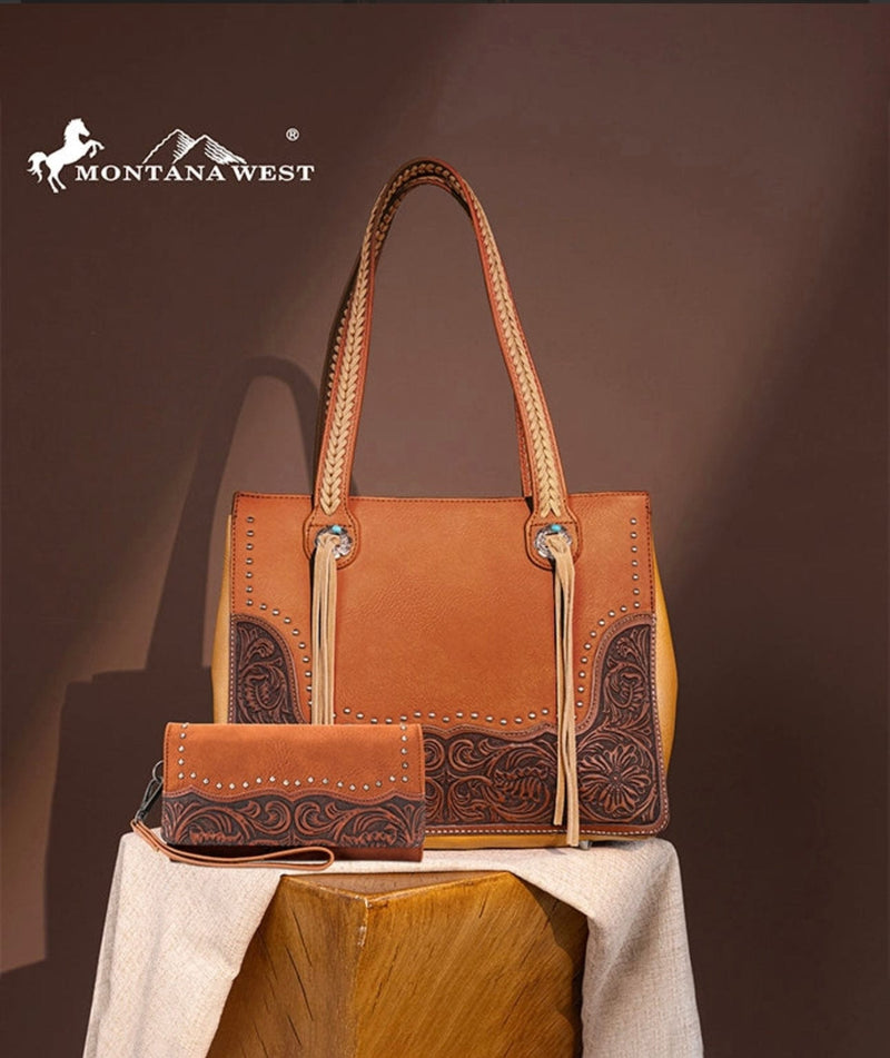 Twisted T Western & More MW Concealed Carry Tote in Brown