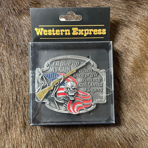 Twisted T Western & More “My Gun” Western Express Belt Buckle