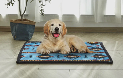 Twisted T Western & More Native Turquoise Pet Blanket