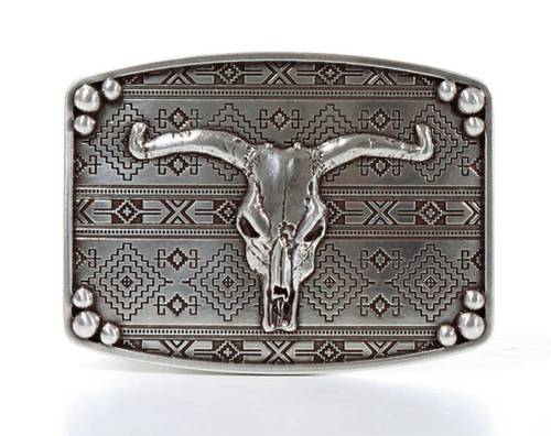 Twisted T Western & More Nocona Bull Head Western Buckle