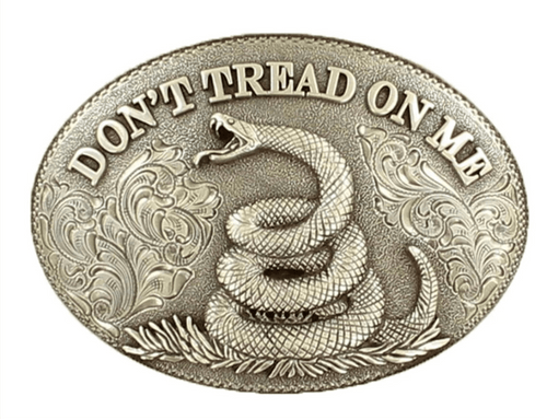 Twisted T Western & More Nocona Don’t Tread On Me Oval Buckle