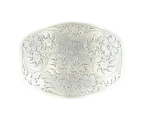 Twisted T Western & More Nocona Floral Scroll Belt Buckle