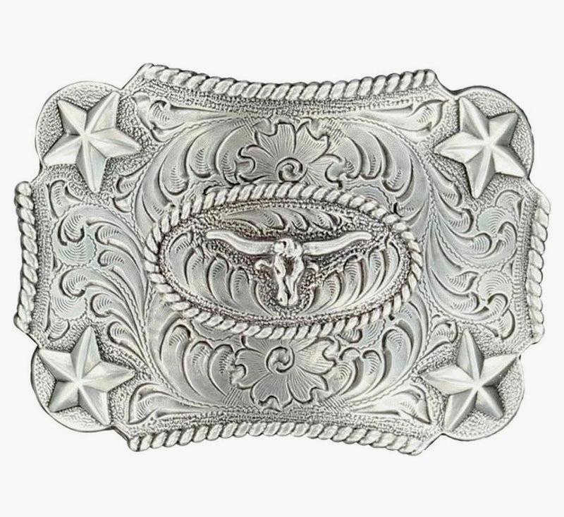 Twisted T Western & More Nocona Kids Longhorn Star Buckle