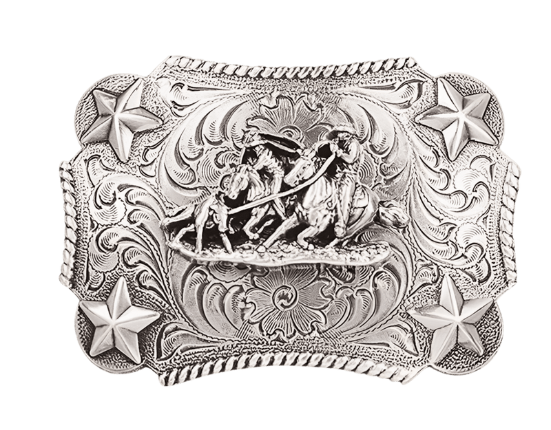 Twisted T Western & More Nocona Kids Team Roping Star Buckle