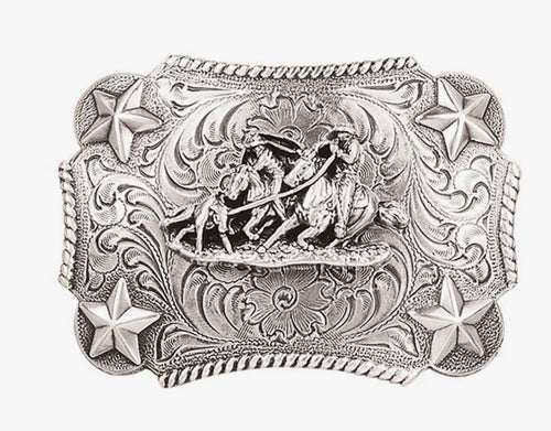 Twisted T Western & More Nocona Kids Team Roping Star Buckle