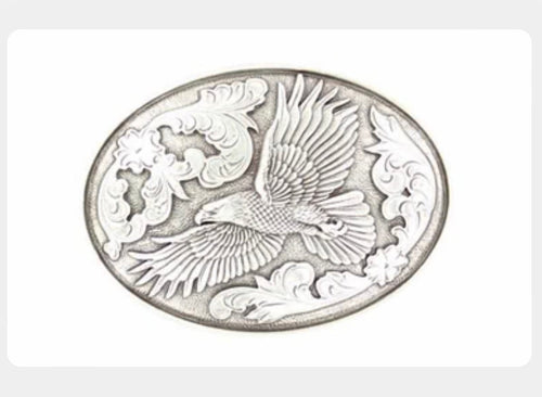 Twisted T Western & More Nocona Oval Eagle Belt Buckle