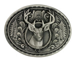 Twisted T Western & More Nocona Silver Large Buck Buckle